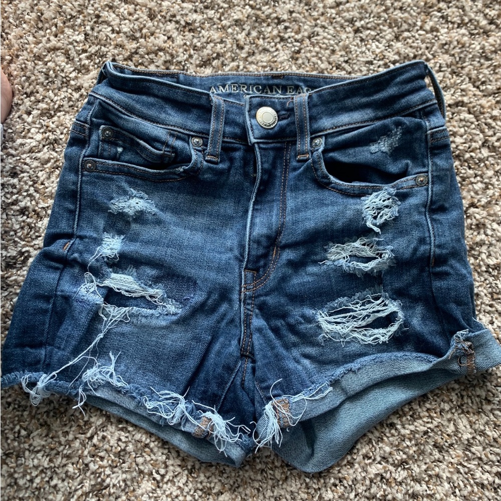 american eagle jean shorts